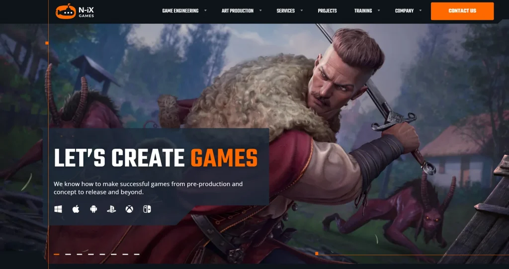 N-iX Games top console game companies