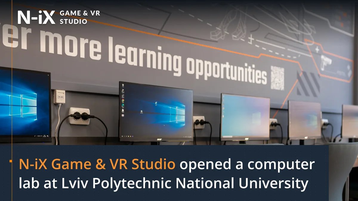 Vr Game Lab N-iX Game & VR Studio Opens