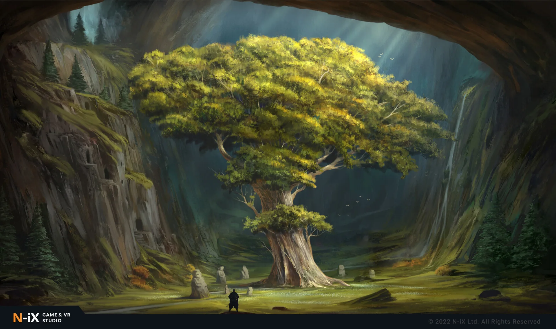 2d game environment druid tree