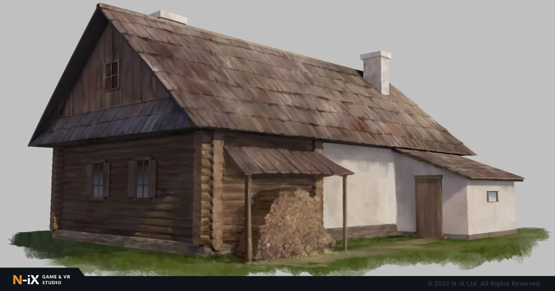 2d game environment ukrainian house