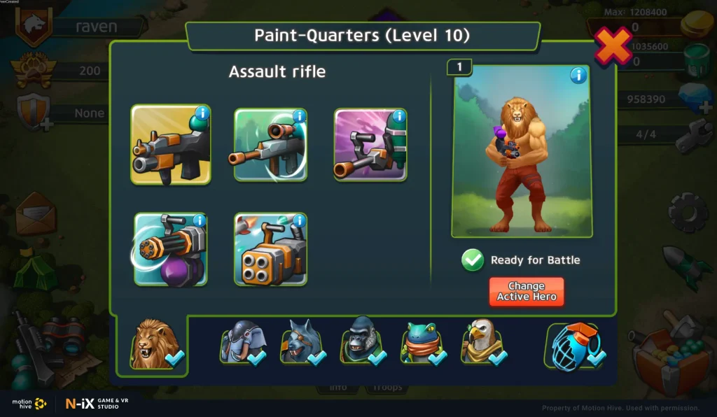Jungle Paintball case study N-iX Games