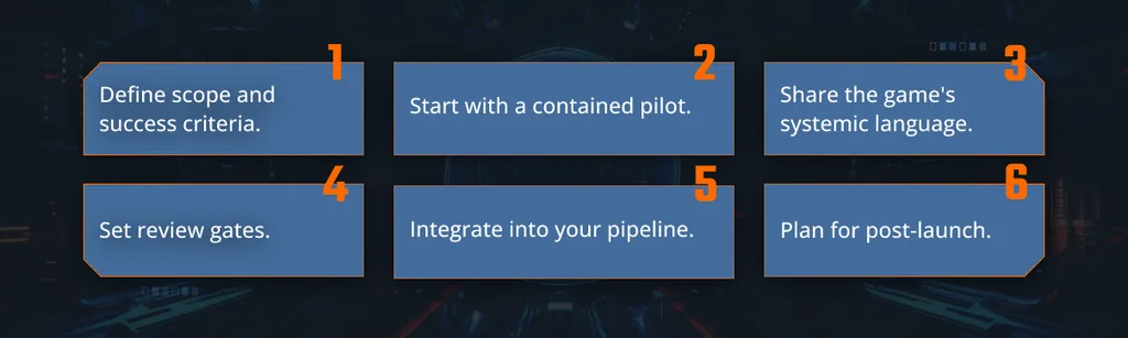 A practical outsourcing workflow for strategy games
